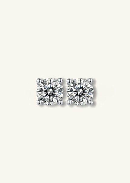 Serendipity 18K White Gold Classic Luxury Inlaid Diamond Earrings