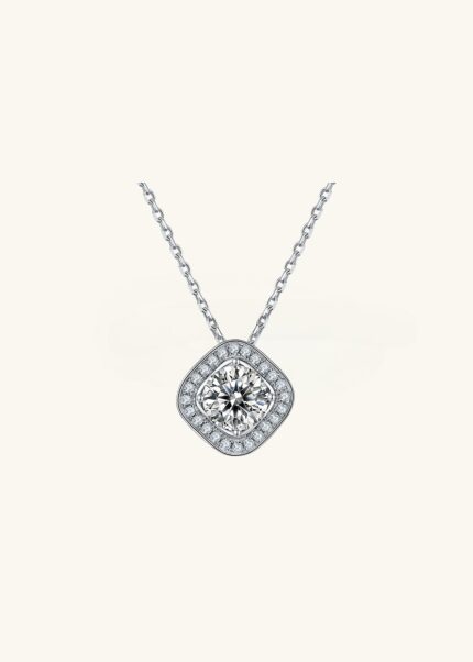 Van Gogh's Starry 18K White Gold Classic Luxury Inlaid Diamond Necklace